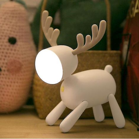 Lampe de bureau LED Elk, lampe de chevet/lecture, éclairage réglable USB doré (1/3)