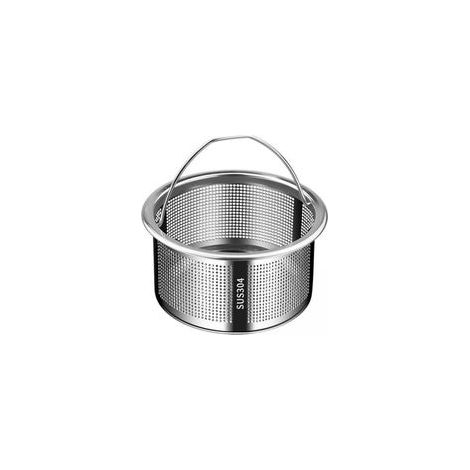 Juego de 3 filtros para fregadero de cocina, cestas de drenaje de malla de acero inoxidable reutilizables, compatibles con fregaderos de cocina, restaurantes, hogares y caravanas - Crezuo