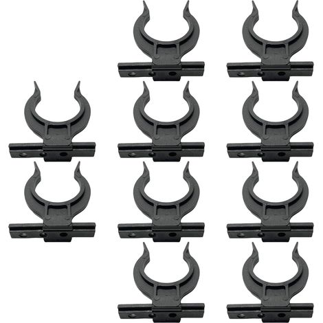 10 clips de fixation pour plinthe cuisine, supports robustes sans vis, (1/5)