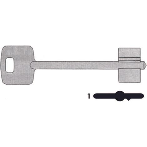 Chiavi doppia mappa 00102 - 00102001 dx (tipo silca csm)