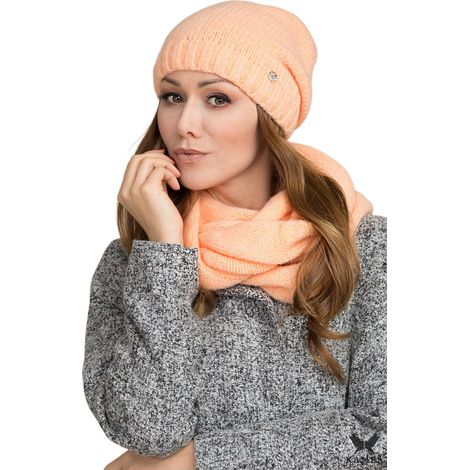 Taïda - capuche pour femme, pêche (1/2)