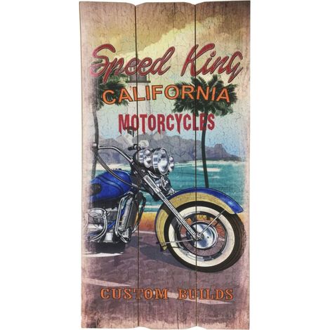 Décoration murale en bois à suspendre Speed King