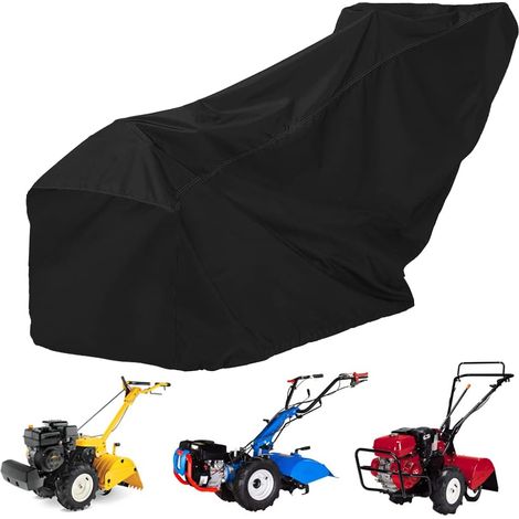 Housse de volant en tissu Oxford 420D, résistante aux UV, imperméable, anti-poussière, taille universelle, livrée avec un sac de protection, noire. (1/4)