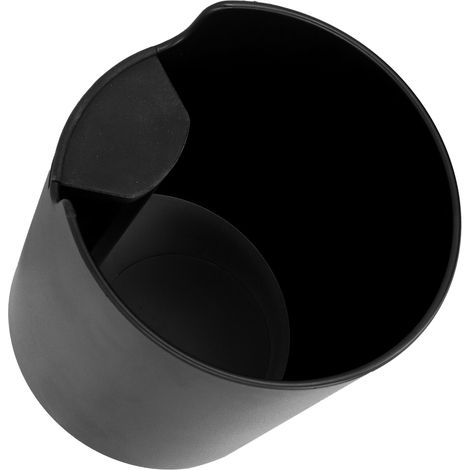 Mini-Kaffeepulver-Restbehälter, Kaffeesatz-Auffangbehälter, Abfalleimer, Teile für halbautomatische Kaffeemaschinen (Schwarz) (1/5)