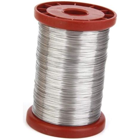Ruche à Cadres Apiculture Matériel Fil en Acier Inox ,Fil de Fer 0.5mm Extérieur en Acier Inoxydable D'apiculture Cadre en Acier Inoxydable de Fil de Fer pour L'outil de Cadres de Ruches 500g (1/5)