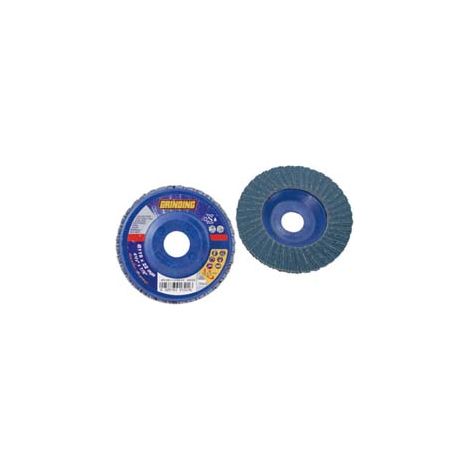 DISCHI LAMELLARI DA SGROSSO PER FERRO ALLO ZIRCONIO- - ø mm.115 foro 22,2 grana 40 - 10 pezzi GRINDING