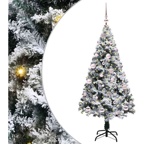 Árbol de Navidad artificial 150 cm PVC y Acero y Plástico vidaXL (1/5)
