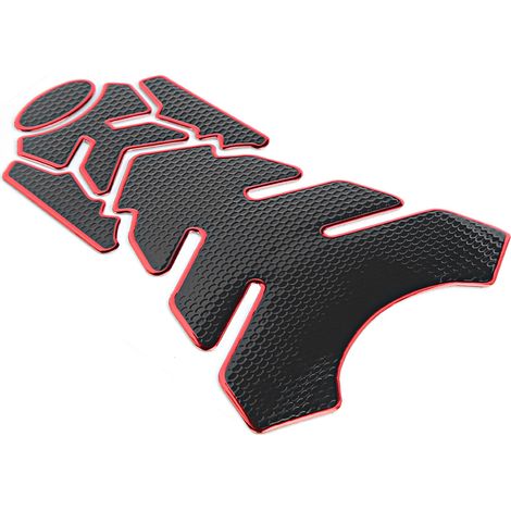 Autocollants 3D pour réservoir de carburant de motos, stickers décoratifs pour motos Yamaha, noirs et rouges. (1/5)