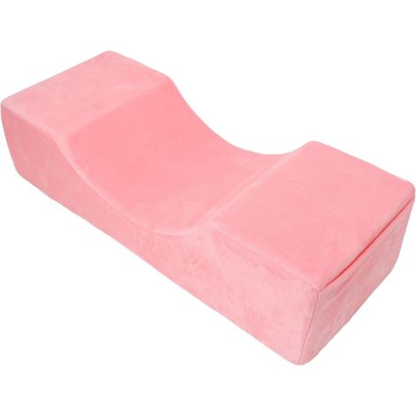 Oreiller Cervical D'extension de Cils, Oreiller en Forme de U Velours Confortable Oreiller à Cils en Mousse à Mémoire de Forme Oreiller Contour du Cou pour L'extension des Cils (1/5)