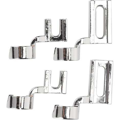Kit de 4 pieds-de-biche, guide de point, accessoires et pièces de rechange pour machines à coudre brodées (1/5)