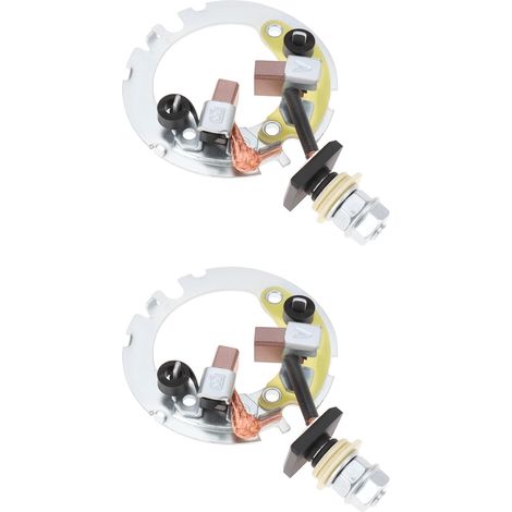 Porte-Balais de Démarreur 2 Pièces Remplace 31130-13E00 21163-S004 Compatible avec KingQuad Eiger DR-Z400 12v (1/5)