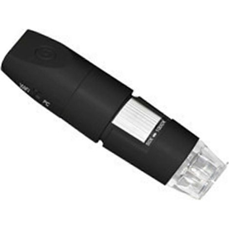 Kabelloses Digitalmikroskop (50-1000x), WLAN, USB, tragbar, mit Kamera und 8 LEDs, Schwarz (1/5)