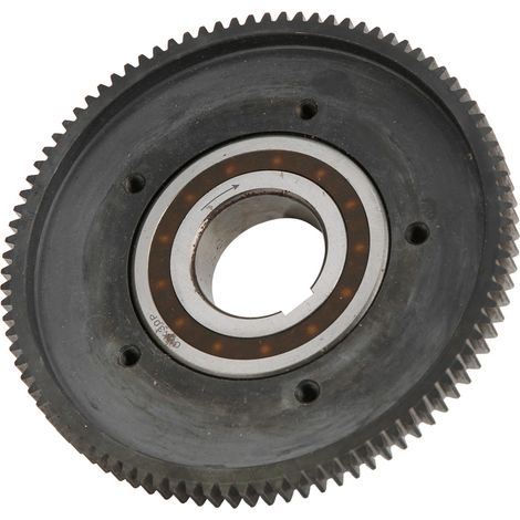 Engrenage principal à denture droite pour vélo électrique, pignon unidirectionnel pour moteur central TSDZ2, en matériau composite. (1/5)