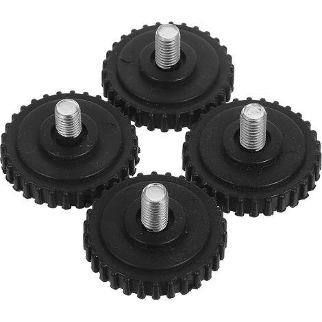 Lot de 4 pieds antidérapants pour balances de cuisine numériques 300-600 kg : butoirs en caoutchouc M8 – Pieds de rechange universels pour une stabilité accrue et une meilleure absorption des vibratio (1/3)