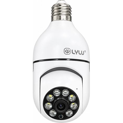ETTROIT Telecamera Wi-Fi con attacco E27 a Lampadina 2 MP Motorizzata iCSee ET9004 (1/4)