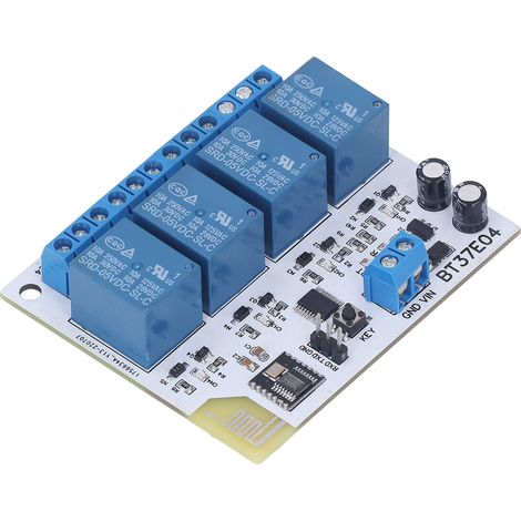 4-Kanal Bluetooth 2,4-GHz-RF-Relaismodul ohne Funkstörungen, DC5V-Fernbedienung, Fernbedienung für Hausautomation (1/5)