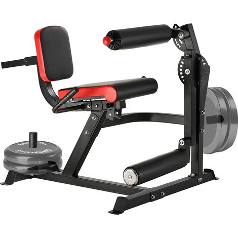 VEVOR Gambe Macchina di Esercizi, per Estensione e Curva , Capacita di 317 kg, Panca per Allungamento, Attrezzatura Regolabile Estensione Rotatoria per le Cosce Allenamento per Palestra