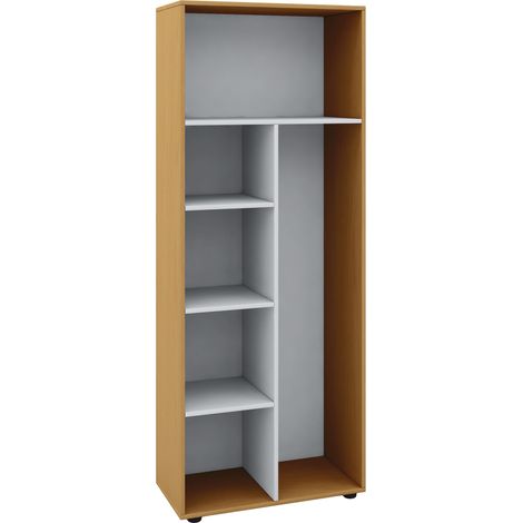 Gabinete de limpieza de gabinete de escoba de madera Vandol 70x178x40 - VCM