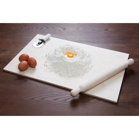 ASSE STENDIPASTA IN LEGNO DI BETULLA 57X37CM CON MATTARELLO DA 40CM