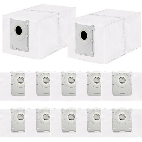 Lot de 12 Sacs Poussire Compatibles avec Ecovacs Deebot T50/T50 PRO/T50 MAX PRO/T30C PRO/T80/X8/X8 PRO/X9 PRO OMNI Aspirateurs, Sac de Rechange Grande Capacit de 3,5 L (1/5)