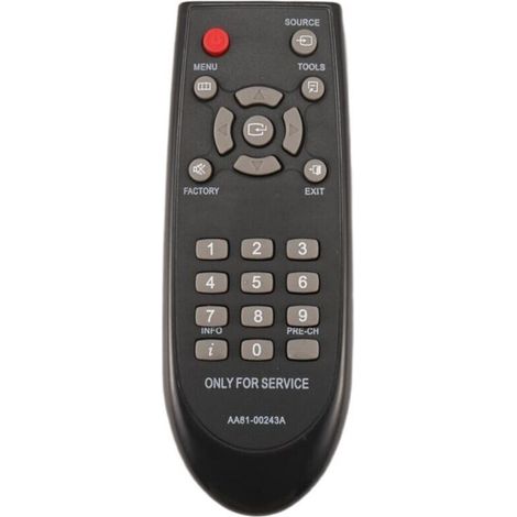 Télécommande - Remplacement AA81-00243A - Pour TV Samsung UE55ES6100W UE43J5550 UE46D6500VSXZG - 433 MHz - Noir - 135 x 50 x 25 mm (1/4)