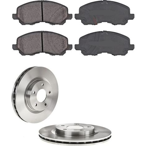 KIT FRENI ANTERIORI compatibile con MITSUBISHI ASX (GAW) - DISCHI + PASTIGLIE OEM: P 54 030 / 17881 /SOSTITUZIONE DIRETTA/BASSA POLVERE/SILENZIOSO (1/5)