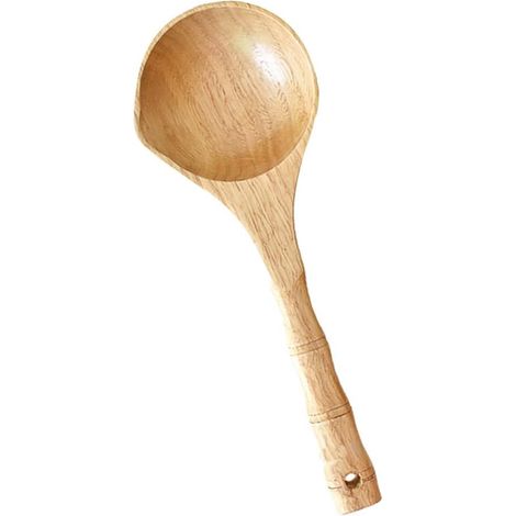 Louche en bois pour sauna cuillère service artisanale (1/4)