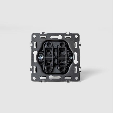 Parte Eléctrica para Mecanismos Luxe 990 Interruptor Doble Pulsador (1/3)