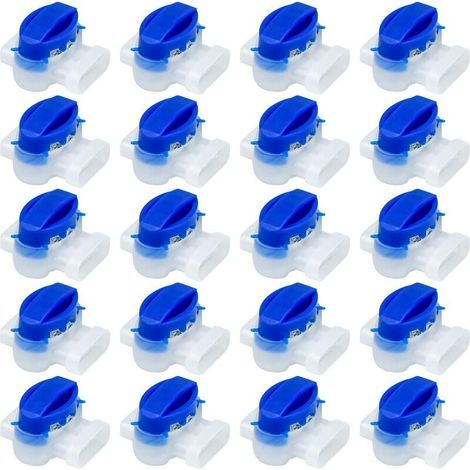 20 Stück harzgefüllte Kabelverbinder, wasserdichte Kabelverschraubungen, 3-adrige Klemmenblöcke für Automower Mähroboter (1/5)