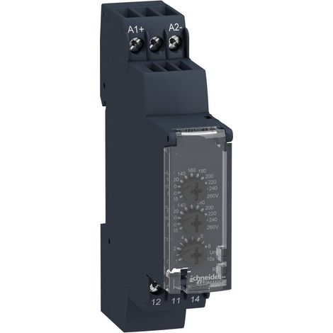 SUR ET SOUS TENSION Relè AC/DC da 65 a 260 V con ampio intervallo di tensione.