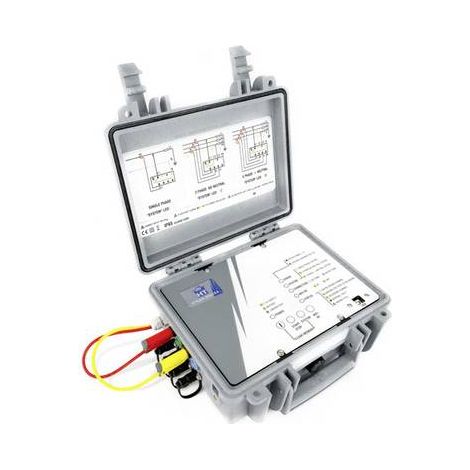 HT Instruments PQA820 Analyseur de réseau étalonné (ISO) triphasé avec fonction enregistreur W090111 (1/2)
