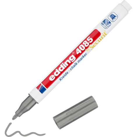 edding 4085 chalk marker silver