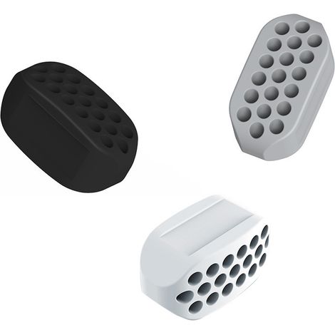 Lot de 3 appareils d'exercice pour la mâchoire INF en silicone (1/4)