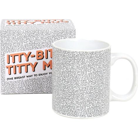 Mug - GIFT REPUBLIC - Micro Seins - Porcelaine - Design Contemporain - Cylindrique (1/2)