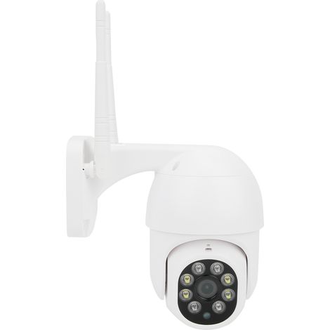 Caméra PTZ Wi-Fi 1080p étanche IP66 avec détection de mouvement, interphone bidirectionnel, vision nocturne et système de sécurité avec prise 100-240 V. (1/5)