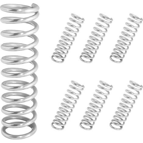 10 Pièces Ressorts Compression, Ressort de Compression en Acier Inoxydable, Ressorts Métalliques Pour Craft Réparation, 1,2 x 10 x 100 mm-Chrom (1/5)