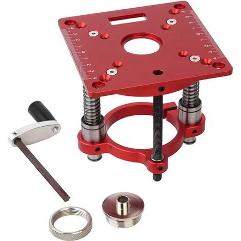 Präzisions-Frästisch-Einsatzplatte mit Liftfunktion für Holzbearbeitung, Gravur und Heimwerkerbedarf (63,5–6 Zoll) (1/5)