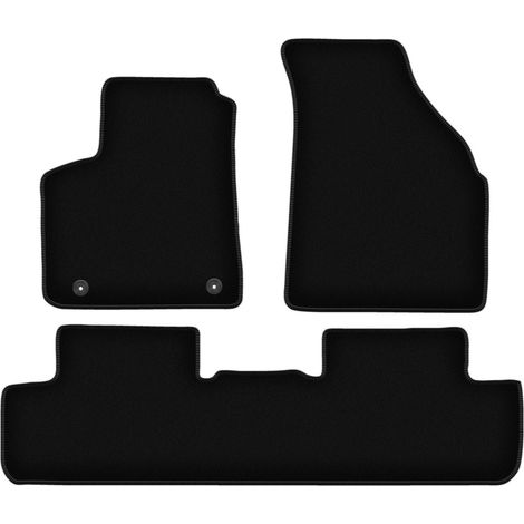 BASIC schwarze Veloursmatten für: Daewoo Tacuma Minivan (2000-2011)