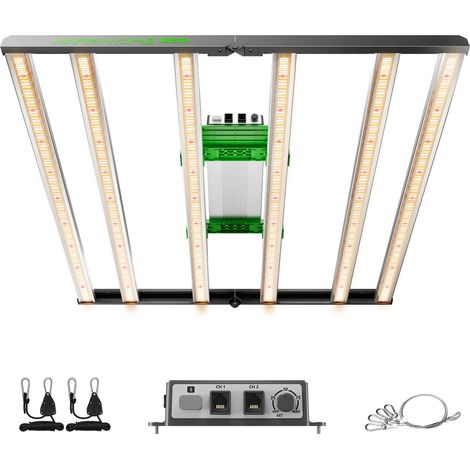 Mars Hydro – Lampe de culture LED 480W – Spectre complet – Efficacité 2,8 µmol/J – Couverture 4'x4' – IP65 – FCE4800 (1/5)
