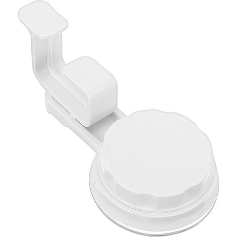 Crochet à ventouse en ABS pour salle de bain et perceuse, étanche, amovible, convient aux (1/5)