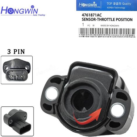 Capteur de papillon des gaz 4761871AC pour Jeep Cherokee, Chrysler, Dodge et Plymouth (1/5)