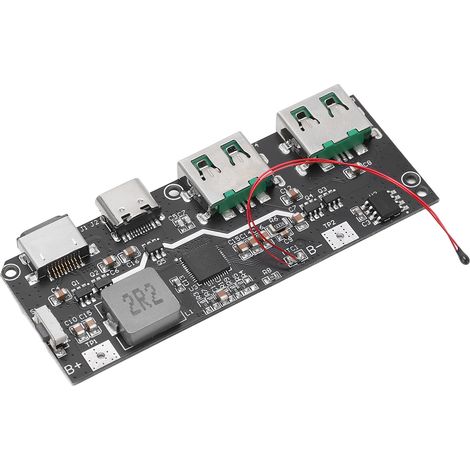 Module de Charge Rapide USB Micro Type C 5V 4.5A 22.5W, Double LED, Accessoire d'Alimentation (1/5)
