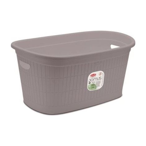 Cesta Bacinella Ovale Domus Greige 58 x 38 x 28 cm