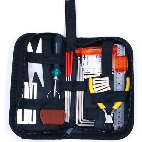 Gitarrenreparatur-Werkzeugset, 26-teiliges Set mit Metallklemmen zum Saitenwechsel, praktisches und nützliches Werkzeug (1/5)