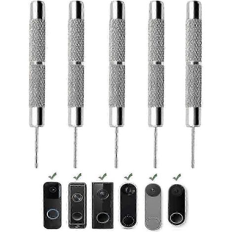 Clé de sécurité pour goupille de sonnette amovible (lot de 5) (1/4)