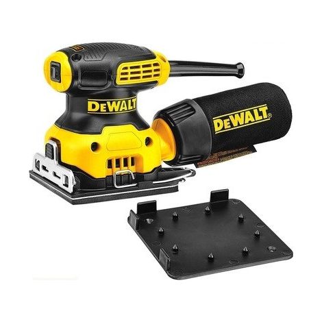 Levigatrice orbitale per finitura DEWALT 230W 1/4 foglio DWE6411 (1/10)