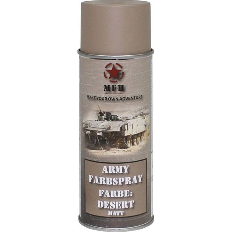 MFH - Military & Adventure 40348 Farbspray DESERT matt RAL 1019 400 ml Wüstengelb (matt) 1 St. (B x