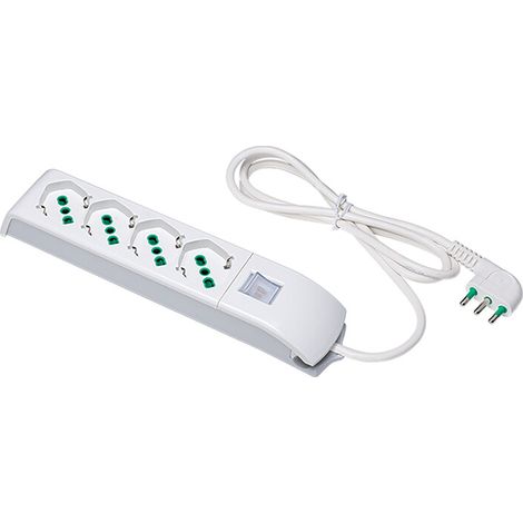 FME 41.0100 MULTIPRESA 4P BIP/SC + INT FIDO- FANTON- 1,0 pz