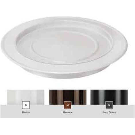 ROSONE SMALTATO 'CLASSIC' Ø 100 mm - Colore marrone