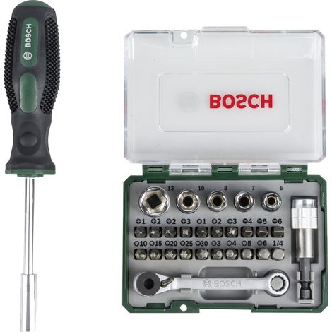 Mini-Ratschenschraubendreher-Set 27-teilig  BOSCH 2607017331 (1/3)
